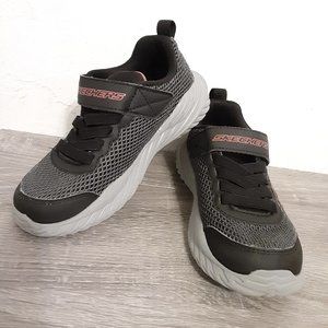Skechers Nitro Sprint-Krodon (Boys Youth) Size 12 Black/Red/Grey